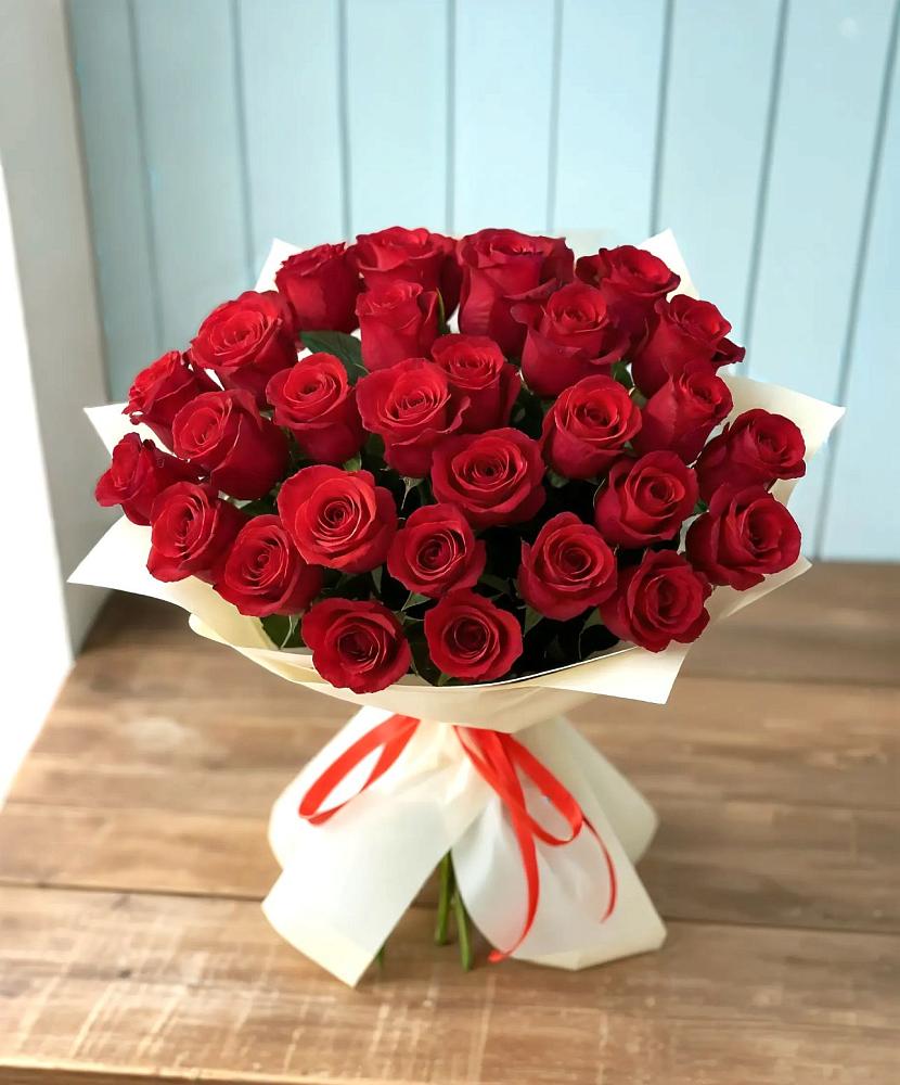 Букет 29 Красных роз в Болотном