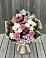 Букет цветов из: Альстромерии, Гвоздики, Розы и Хризантемы в Болотном