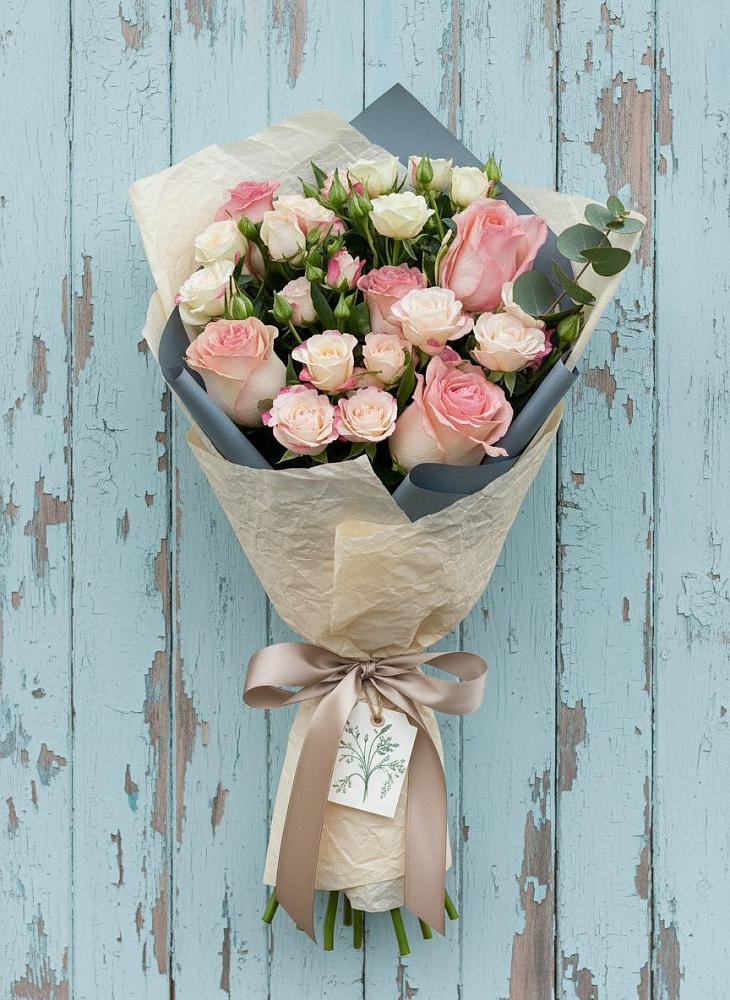 Букет цветов из: Розы в Болотном