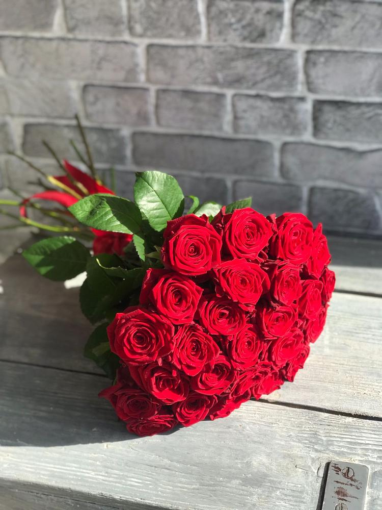 Букет Красные розы Фридом в Болотном