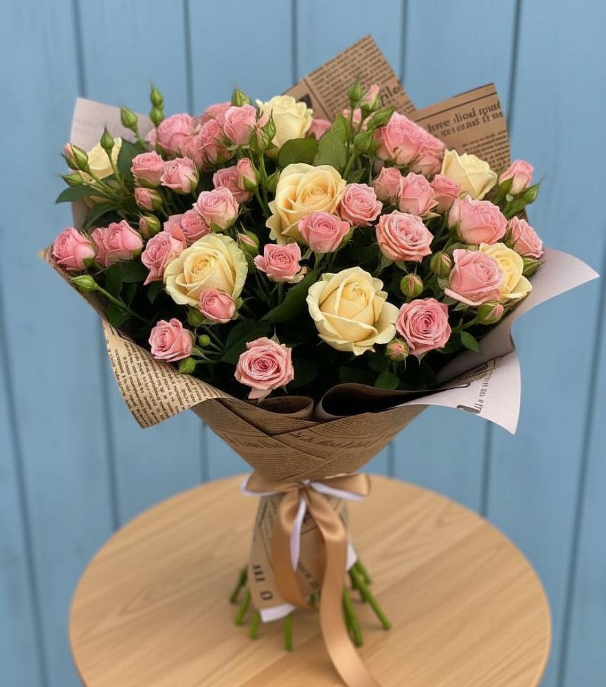 Букет цветов из: Розы в Болотном