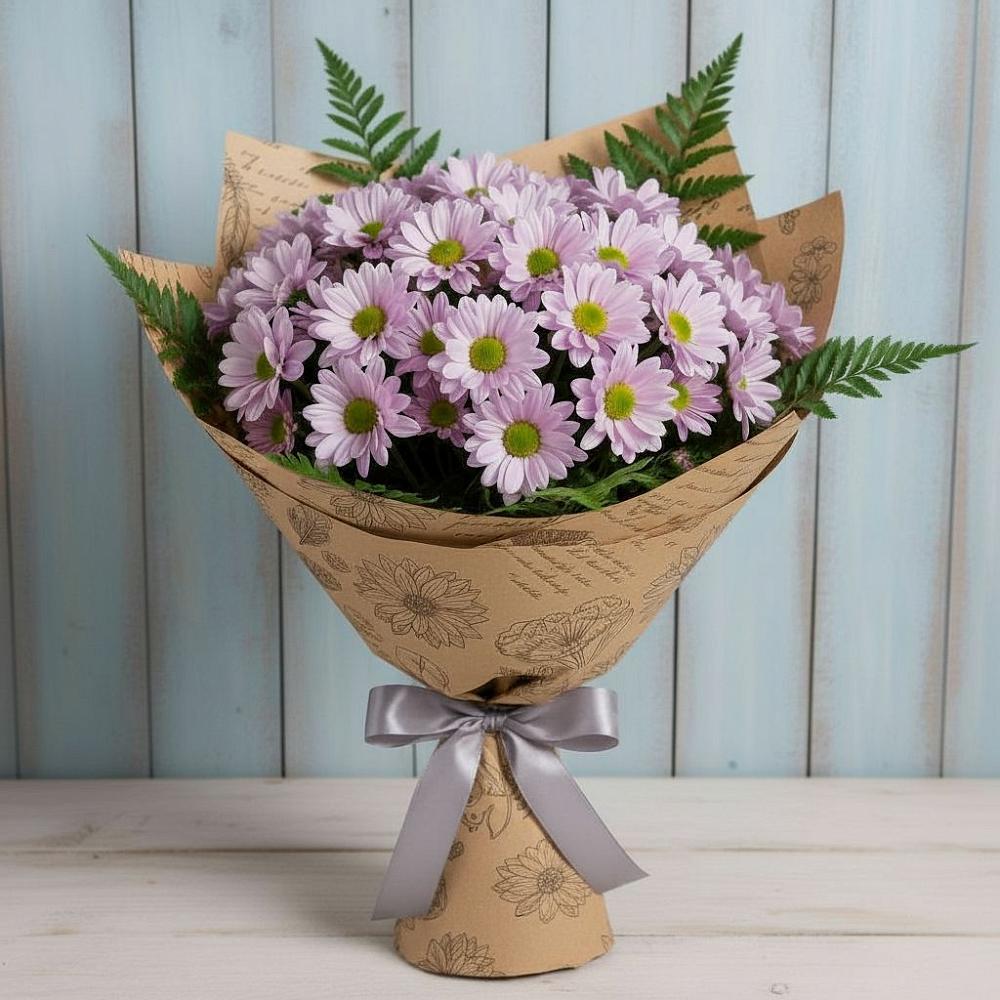 Букет цветов из: Хризантемы в Болотном