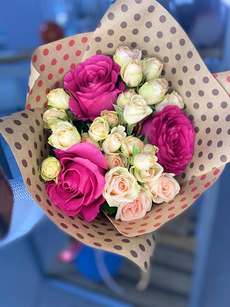 Букет цветов из: Розы в Болотном