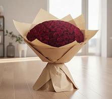 Букет 101 Красная роза в Болотном