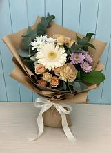 Букет цветов из:  Герберы и Хризантемы в Болотном