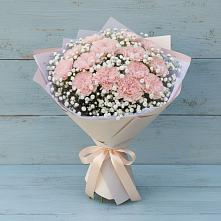 Букет цветов из:  Гвоздики в Болотном