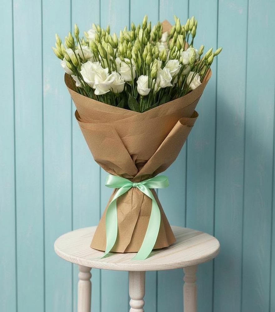 Букет цветов из: Лизиантусы в Болотном