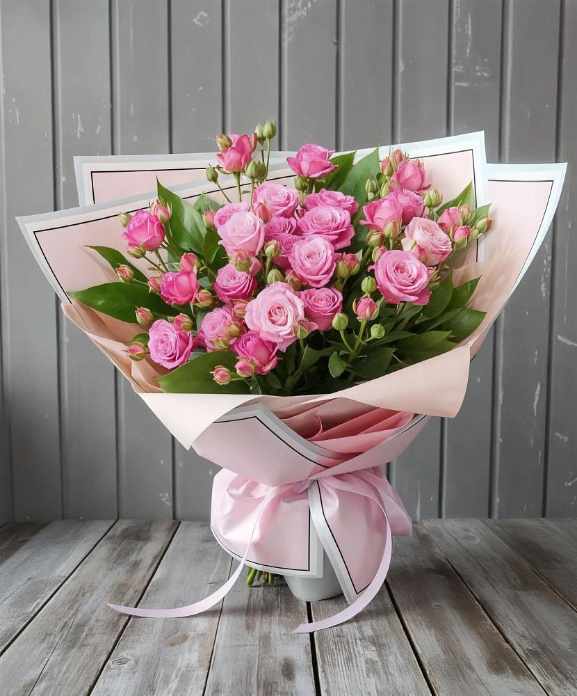 Букет Розовый кустик в Болотном