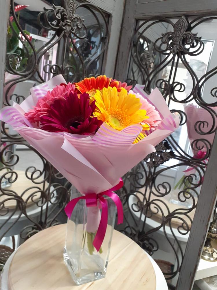 Букет цветов из: Герберы в Болотном