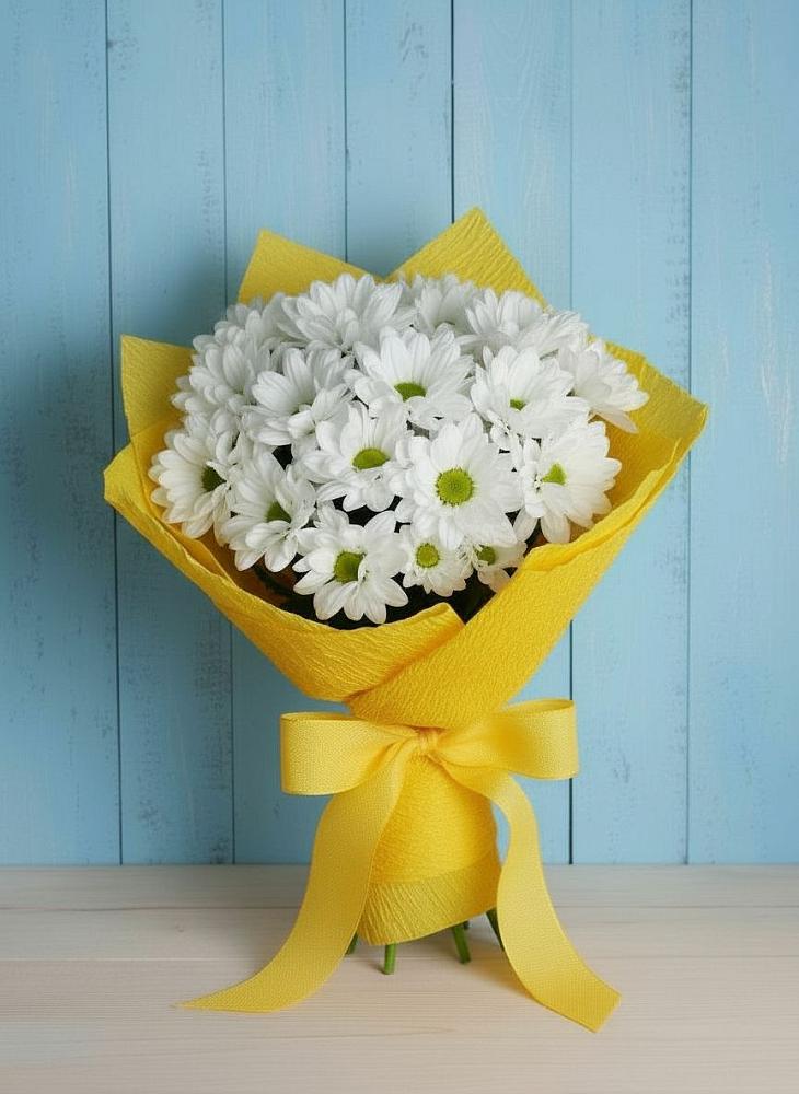 Букет цветов из: Хризантемы в Болотном