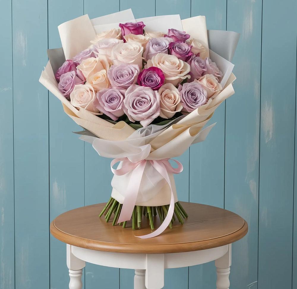 Букет цветов из: Розы в Болотном