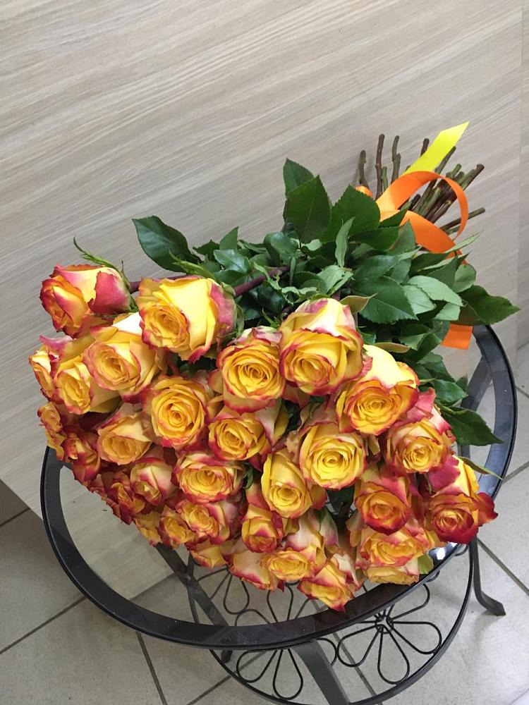 Букет Желтые розы в Болотном