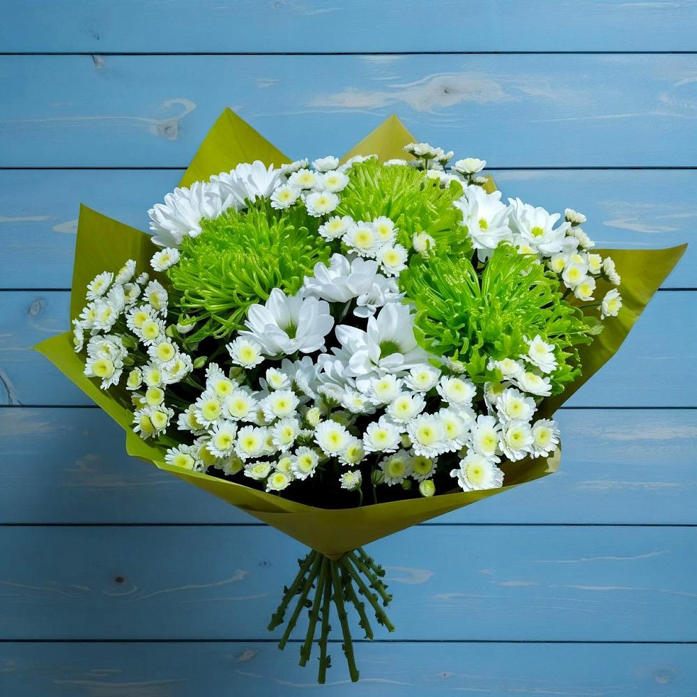 Букет цветов из: Хризантемы в Болотном