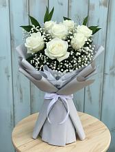 Букет цветов из:  Розы в Болотном