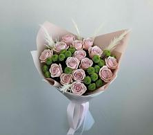 Букет цветов из:  Розы и Хризантемы в Болотном
