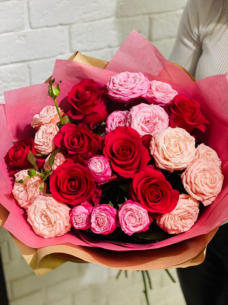 Букет цветов из: Розы в Болотном