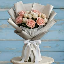 Букет цветов из:  Розы в Болотном