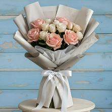 Букет цветов из:  Розы в Болотном