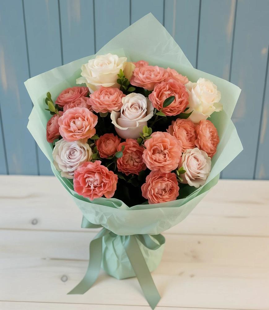 Букет цветов из: Розы в Болотном