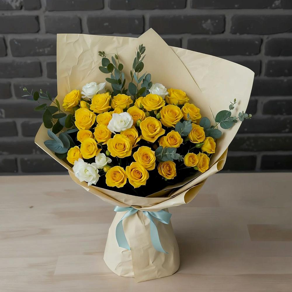 Букет цветов из: Розы в Болотном