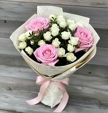 Букет цветов из:  Розы в Болотном