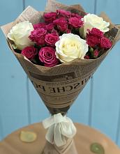 Букет цветов из:  Розы в Болотном