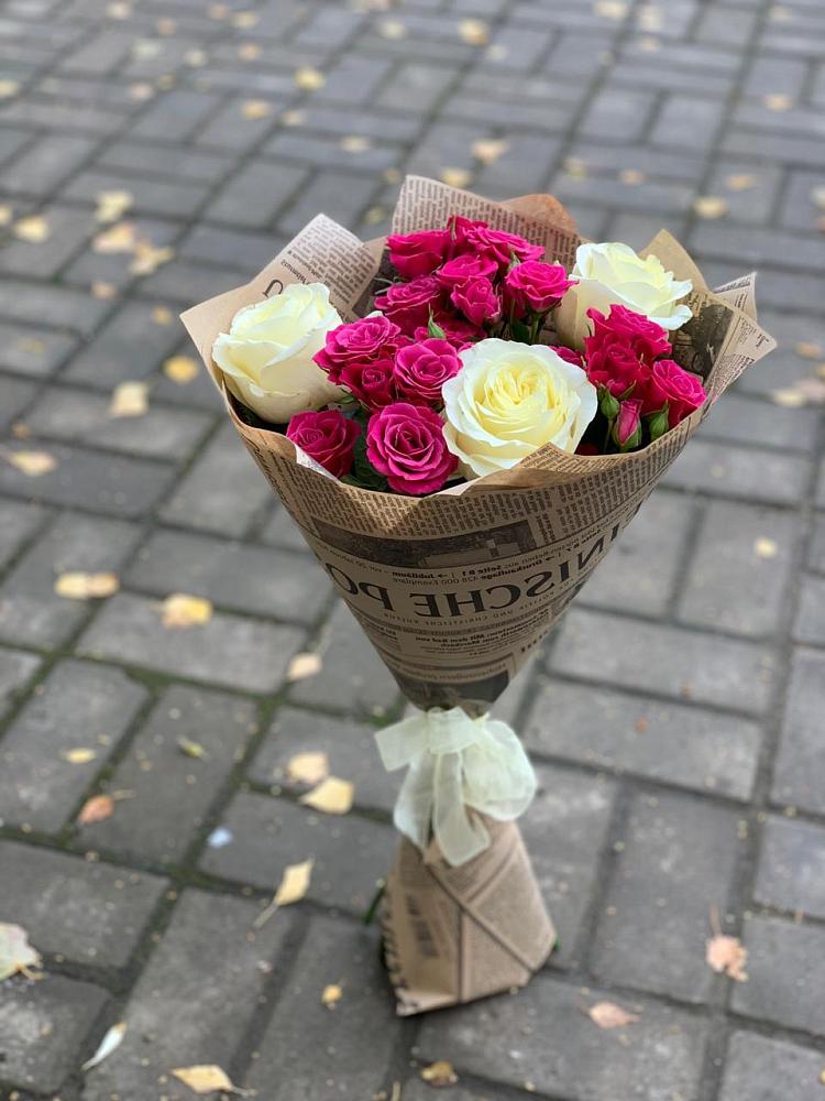 Букет цветов из: Розы в Болотном