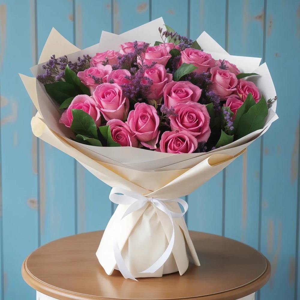 Букет цветов из: Розы в Болотном