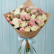 Букет цветов из:  Розы в Болотном